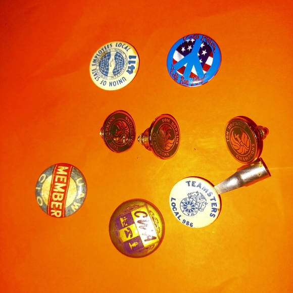 Vintage | Accessories | Vintage 6s 70s Union Cwa Campaignteamster Tom ...